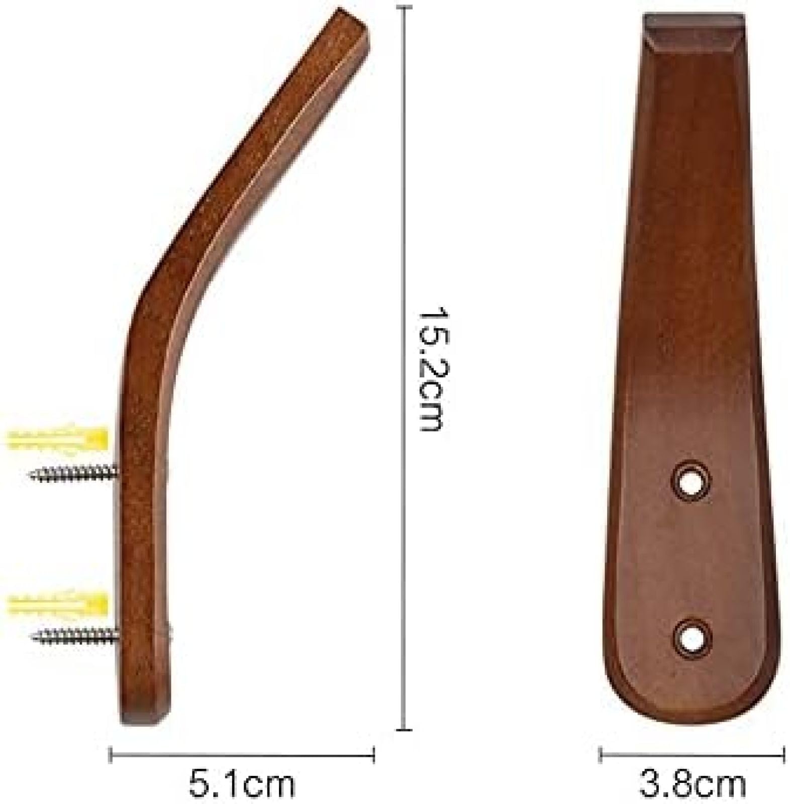 Amazon.co.jp: ミッドセンチュリーモダンウォールコートフック、4個の